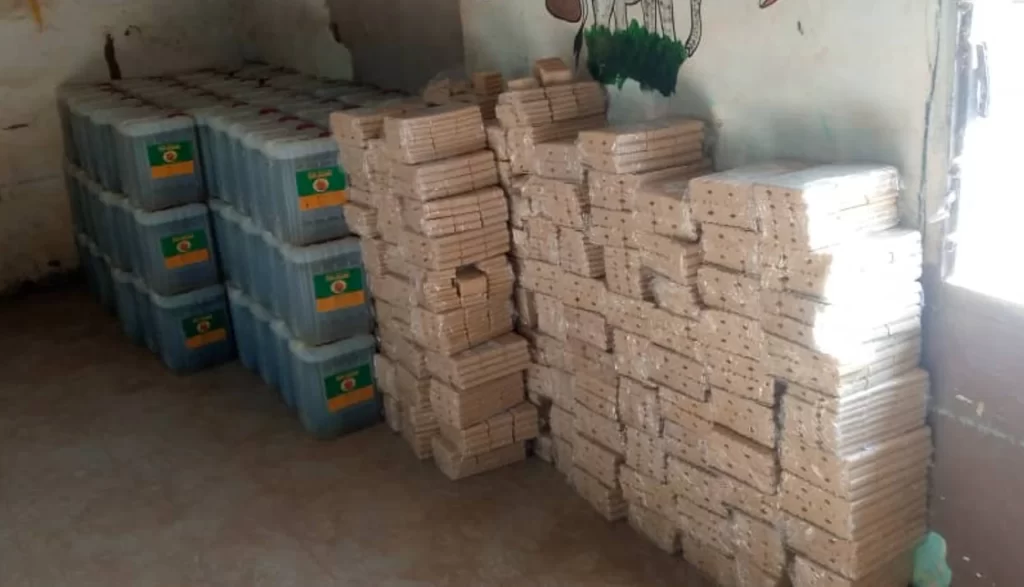 Food and other essential basic items delivered to affected IDPs and their hosts