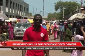 ChildFund constructs and equips shoe making centre in Brikama to tackle youth unemployment